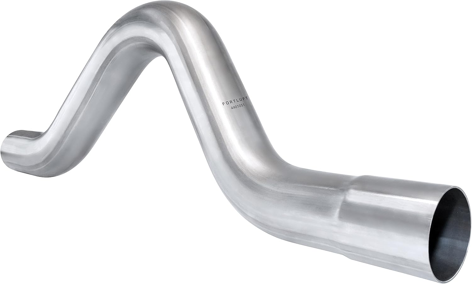 FORTLUFT Bend Pipe for Bypass Rear Axle, 2.25in Stainless Steel