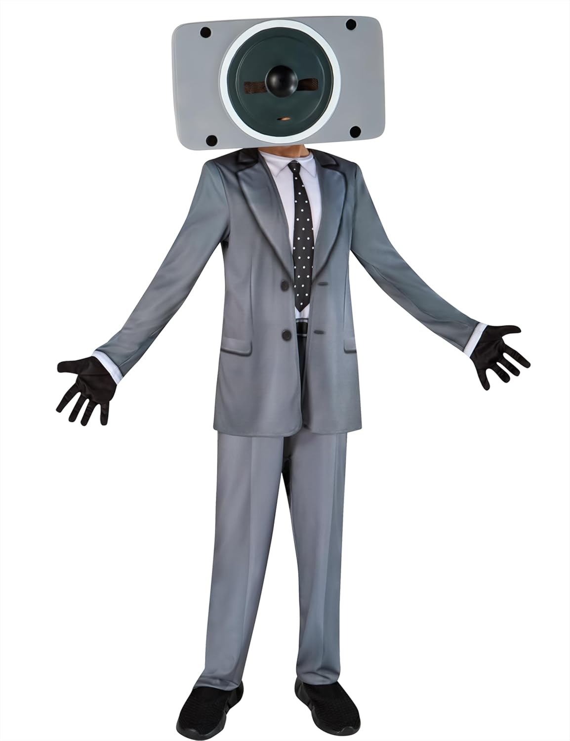 NECA Child's Skibidi Toilet Speakerman Costume for Halloween Fun