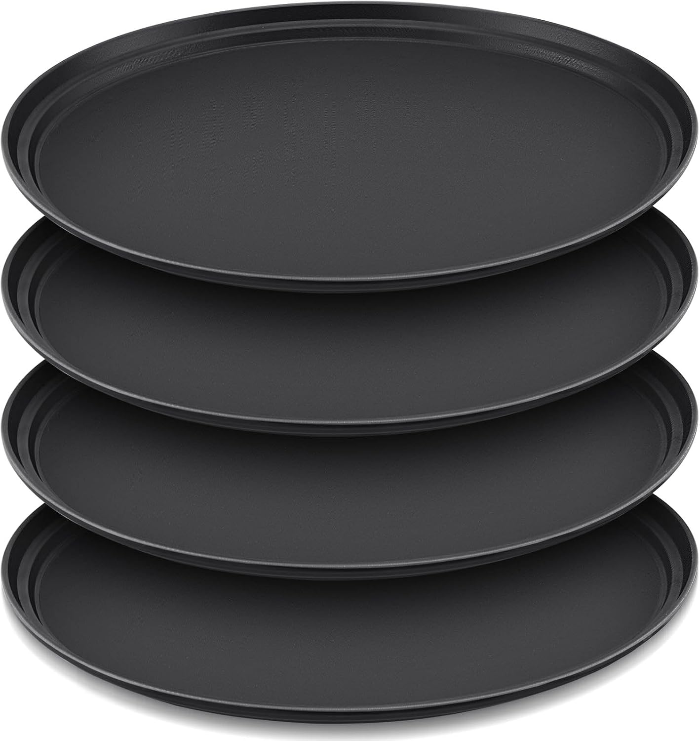 FillTouch 4 Pcs 24 Inch Non Slip Serving Trays for Dining