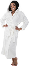Alexander Del Rossa Plush Fleece Robe for Women - Extra Thick