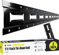DC Cargo Mall Indoor E Track Vertical Tie Down Rail Kit 5ft (4 Pack)