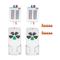 2 Pack Small Universal Ceiling Fan Remote Kit with Dimmer - Compact