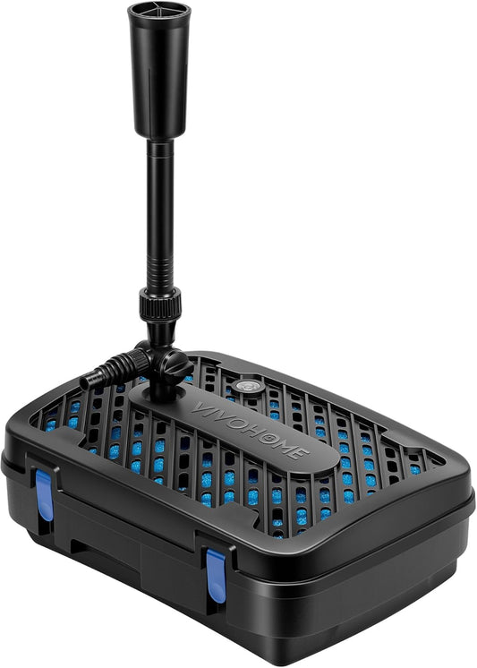 VIVOHOME All-in-One Pond Filter Fountain System for Clean Water
