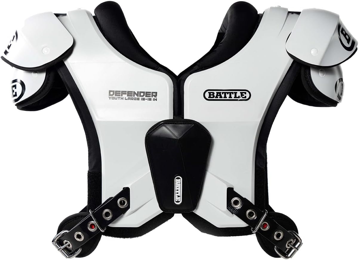Battle Sports Defender Football Shoulder Pads for Ultimate Protection