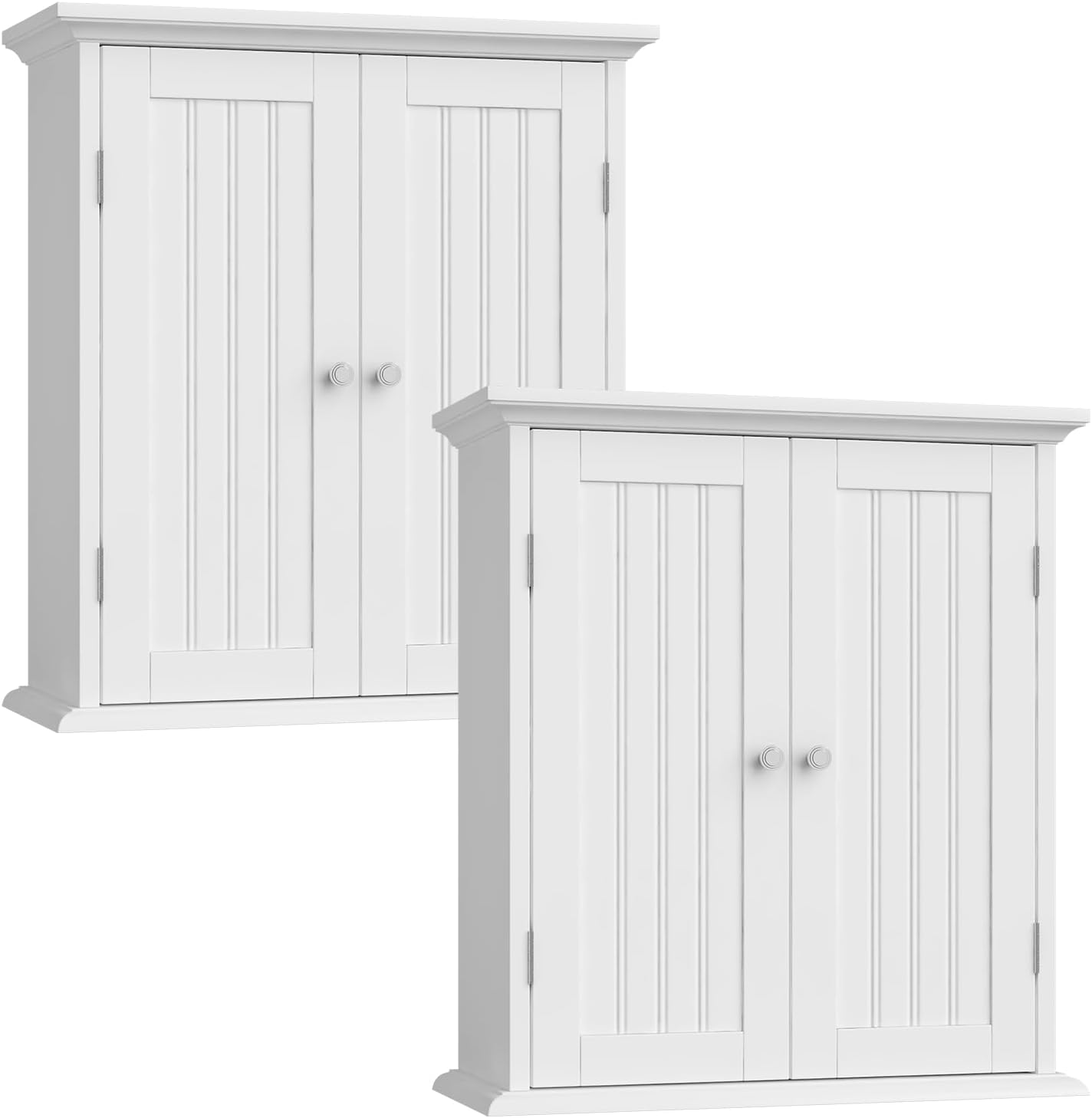 Versatile Bathroom Wall Cabinet Set of 2 for Space Saving