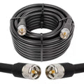 PL259 UHF Cable 35ft KMR400 PL259 Male to Male Coaxial Cable - Low