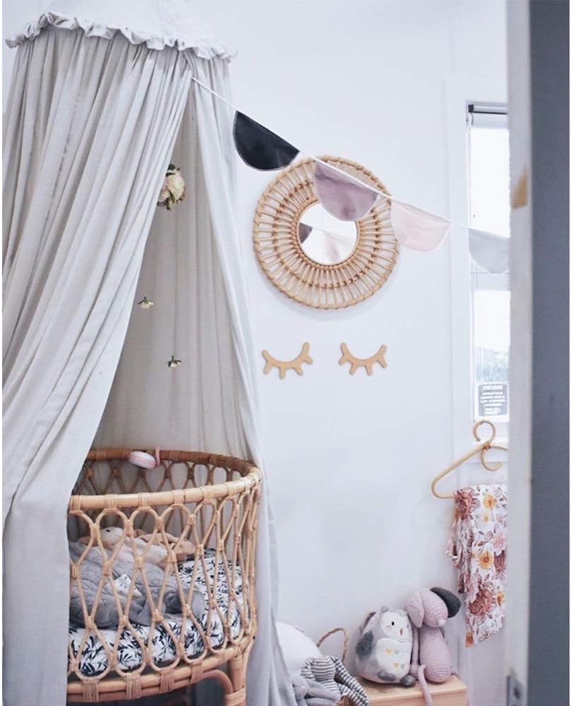 MAMERIA Kids Bed Canopy Tent for Playroom Decor and Reading Nook