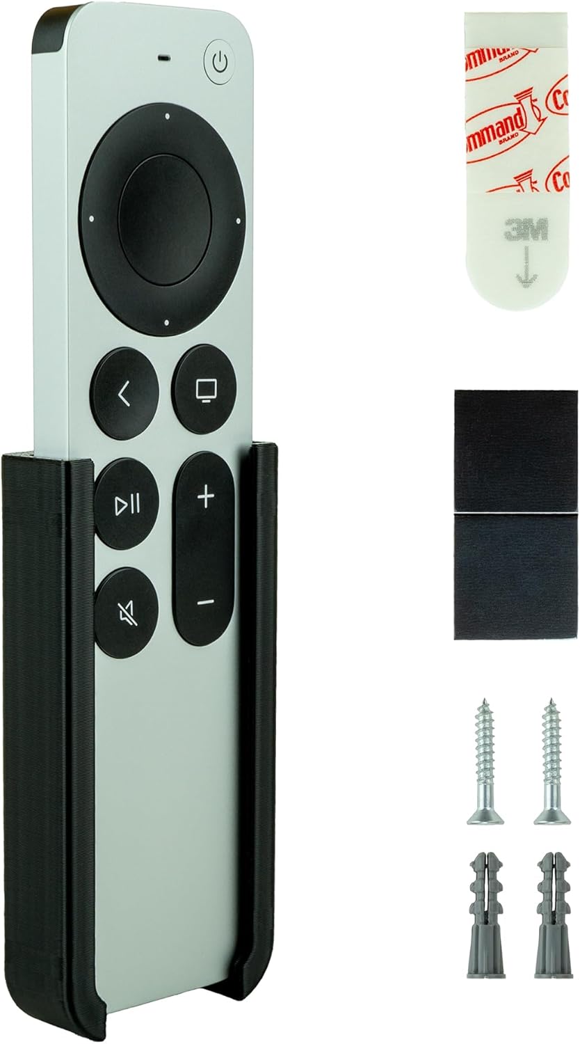 Versatile Wall-Mounted Remote Holder
