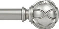 KAMANINA 1 Inch Curtain Rod Telescoping for Stylish Windows