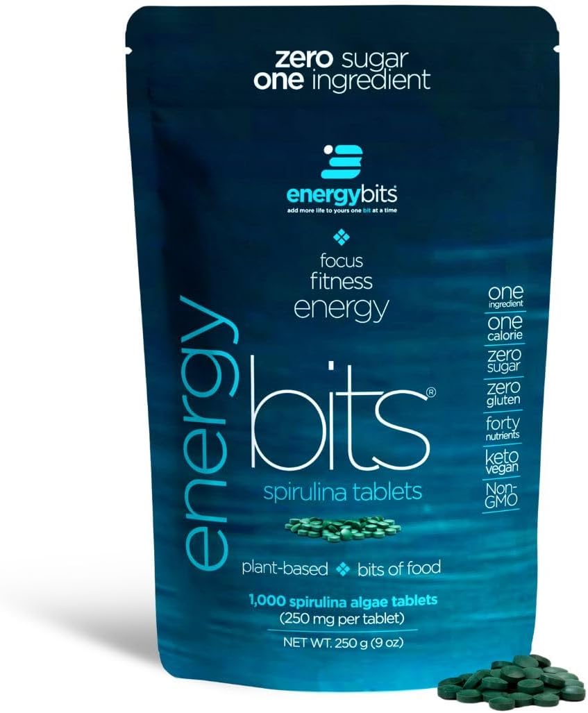 Organic Spirulina Tablets for Focus, Fitness, and Energy Boost