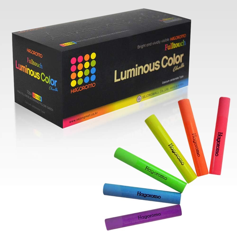 Hagoromo Fulltouch Luminous Chalk Box - Non-Toxic & Dustless