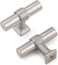 knobelite 30 Pack Brushed Nickel Cabinet Knobs - Sleek T Bar Pulls