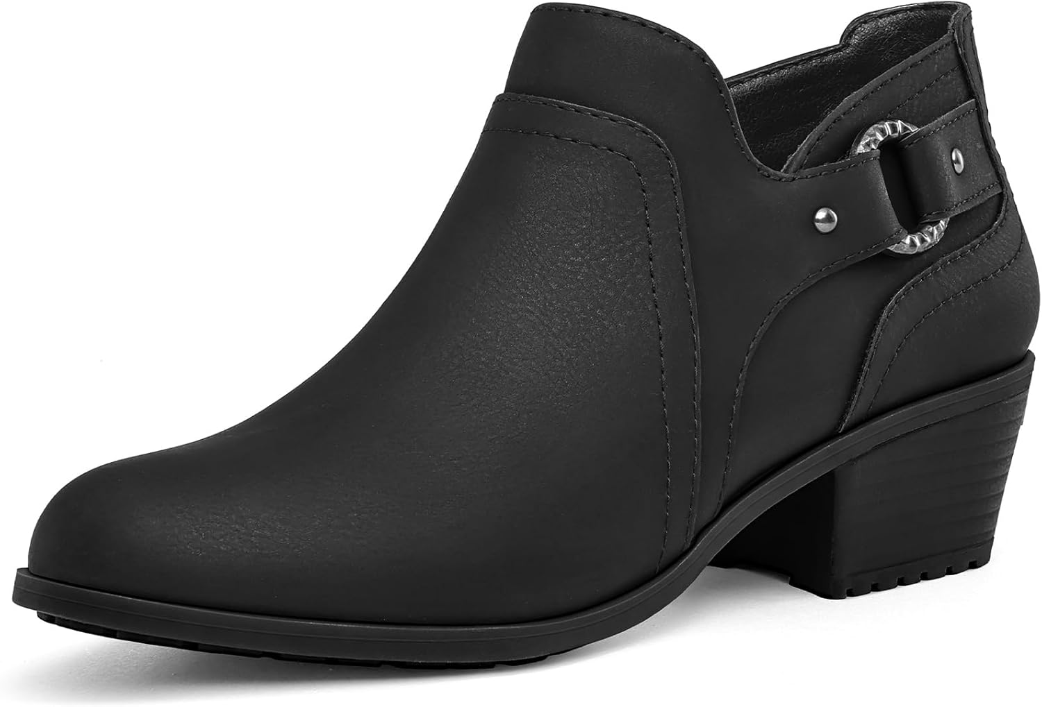 Comfortable Women's Side Zipper Ankle Boots for Everyday Wear