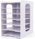 File Organizer for Desk - 7 Tier Vertical Desktop File Holder