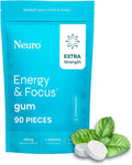 Neuro Energy & Focus Gum Extra Strength - Fast-Acting Focus