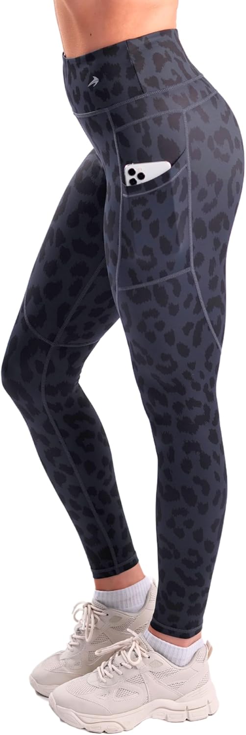 CompressionZ Women's High Waisted Compression Leggings for Yoga