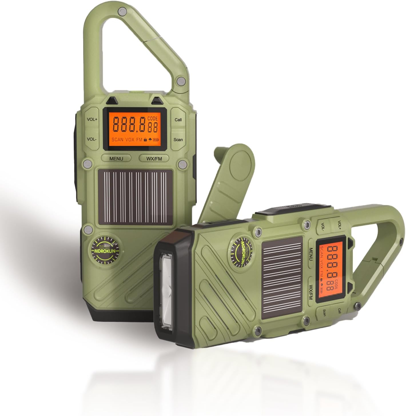 Emergency Weather Radio Walkie Talkies with NOAA Alerts & More