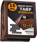 Heavy Duty Waterproof Tarps 12x12ft for All Weather Use