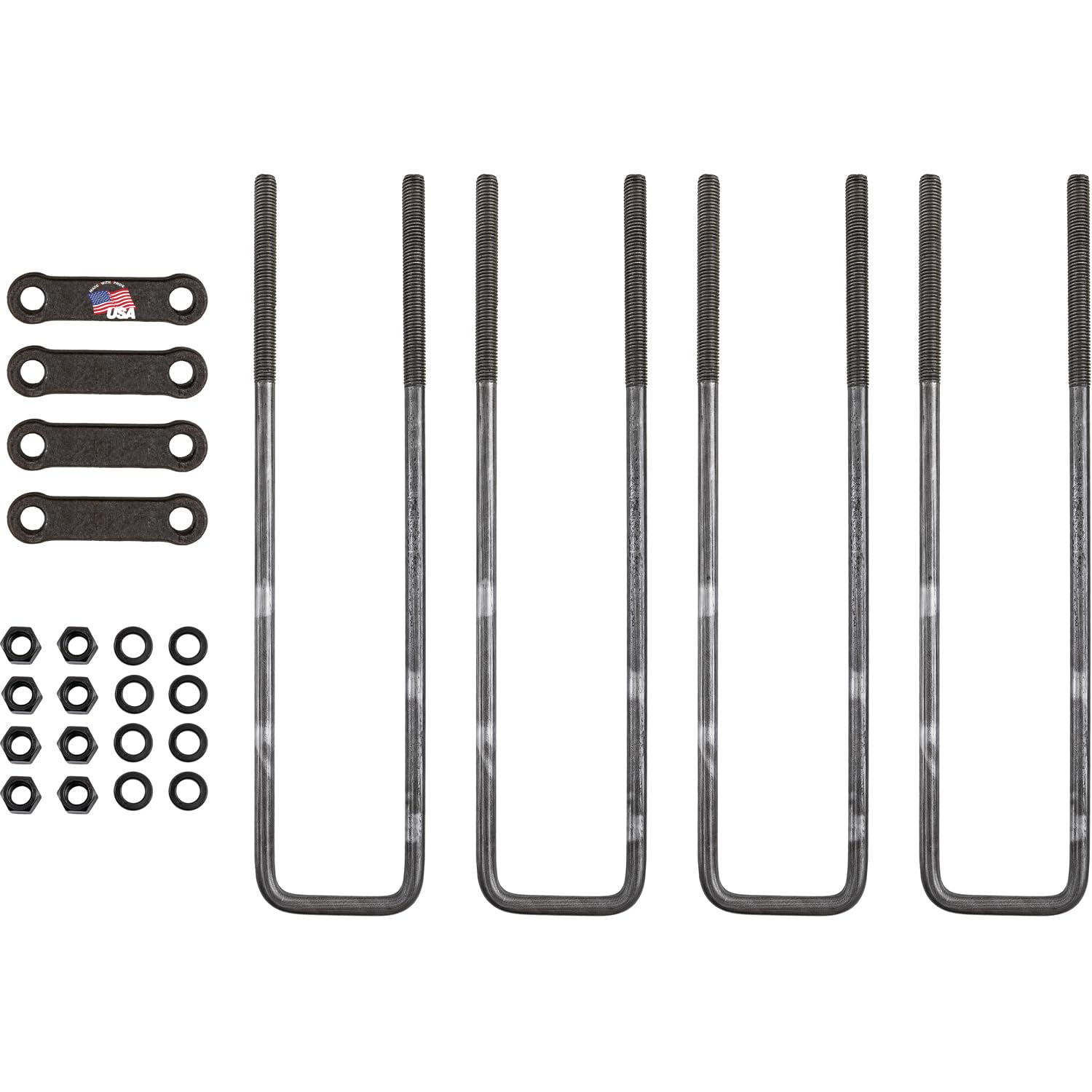 Buyers Products 18 Inch Square Bend U-Bolt Kit for Trucks