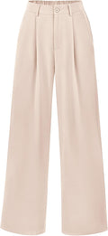 Wide Leg Pants for Women High Waisted Work Trousers - Business Casual