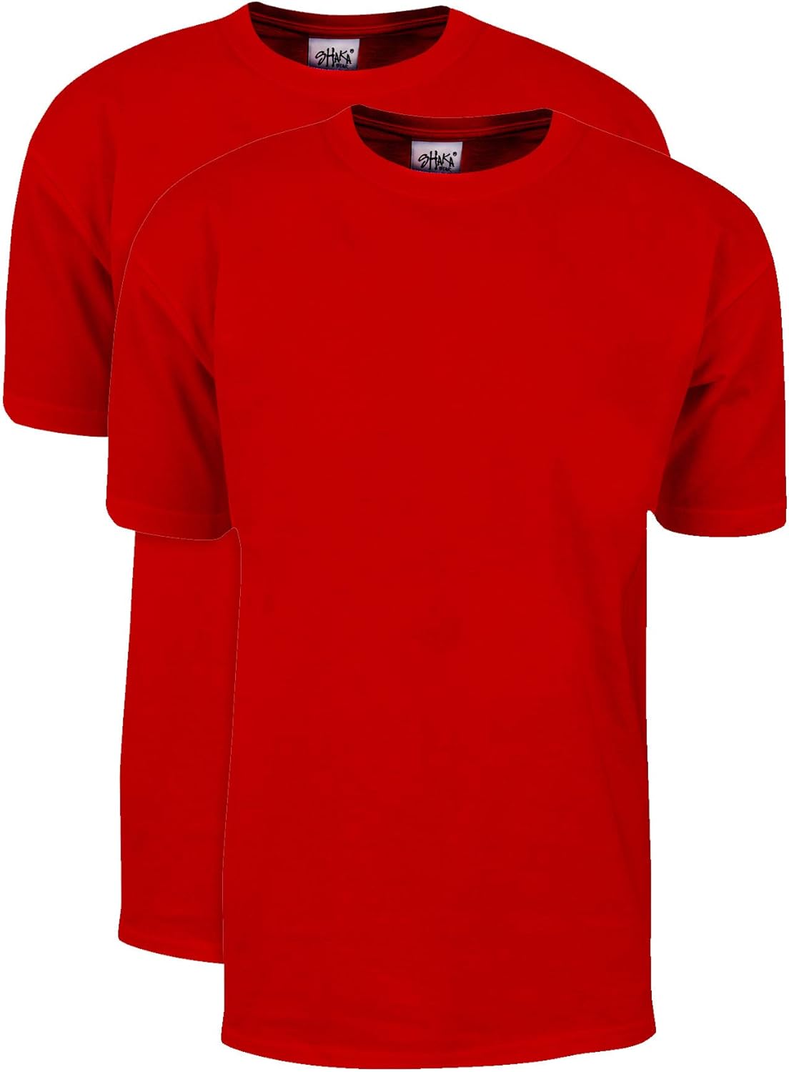 Shaka Wear Men's T Shirt 2 Pack Max Heavyweight Cotton Tee