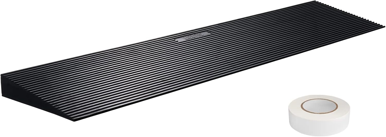VEVOR 1.6in Rise Cuttable Threshold Ramp for Wheelchairs and Robots