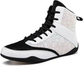 Mens Wrestling Shoes Lightweight Breathable High-Top Support