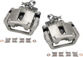 TRQ Rear Brake Caliper Set Compatible with 2013-2018 Ford Explorer