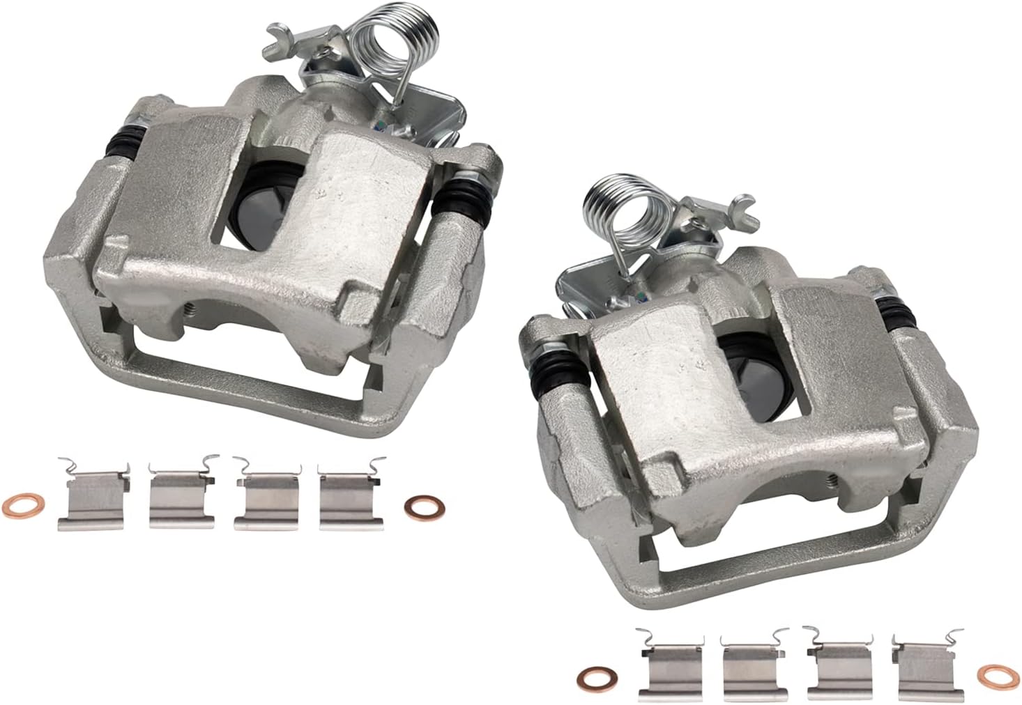 TRQ Rear Brake Caliper Set for 2013-2018 Ford Explorer Flex