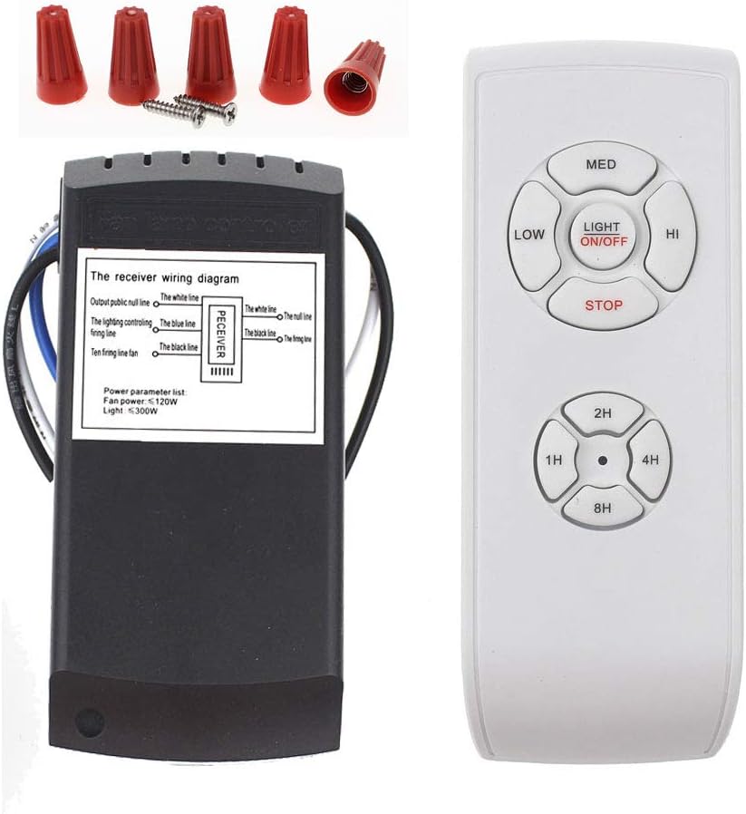 Universal Ceiling Fan Remote Control Kit for Easy Operation