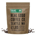 Organic Dark Roast Whole Bean Coffee 2 lb - Robust, Roasted Flavor