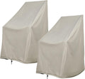 Weatherproof Outdoor Rocking Chair Cover Set of 2 - Heavy-Duty