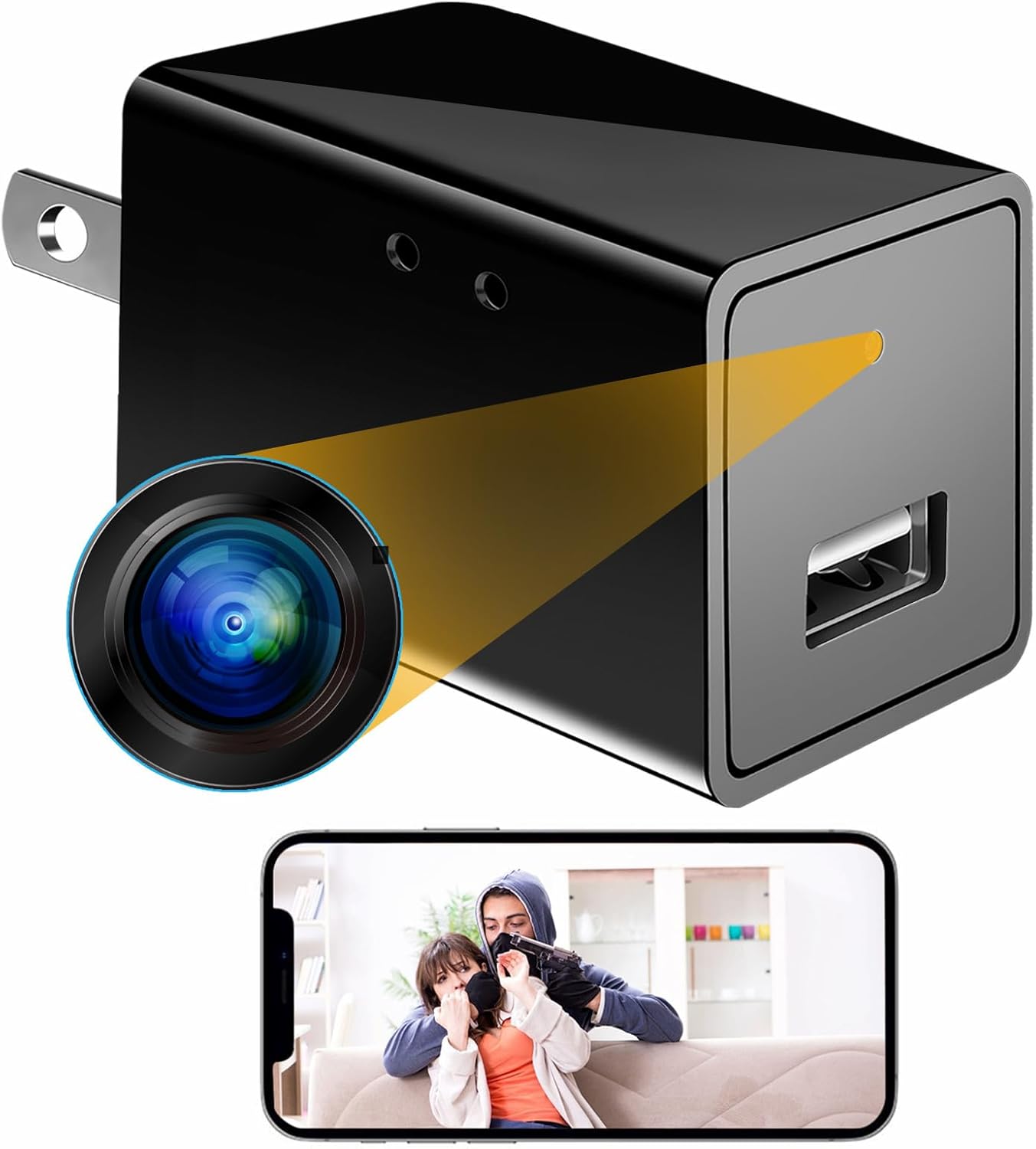 WiFi Hidden Camera Spy Camera for Home Security and Monitoring