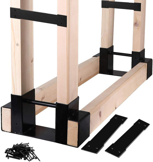MOFEEZ Outdoor Firewood Log Storage Rack Bracket Kit Review