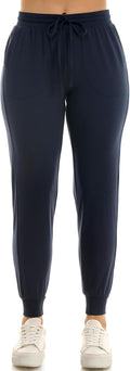 Zac & Rachel Women's Pull on Jogger Pant with Tie Front (Style VH7P)
