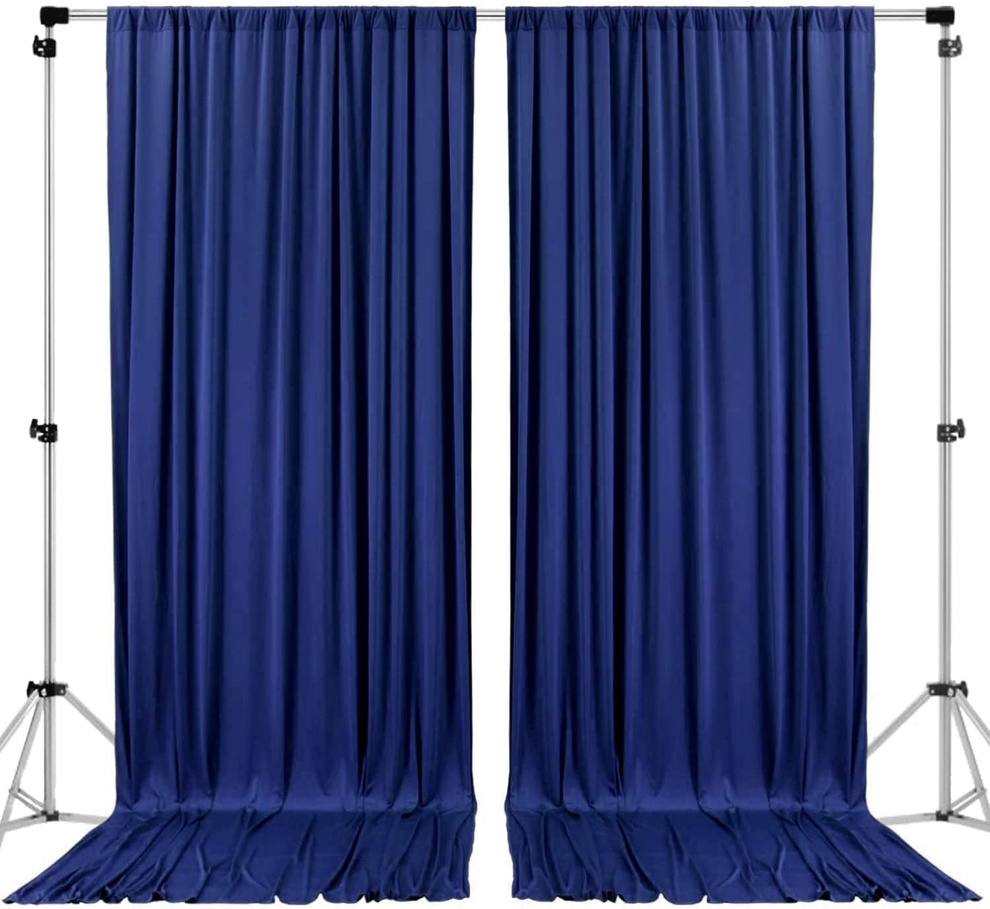 10ft x 10ft Polyester Backdrop Drapes for Weddings & Parties