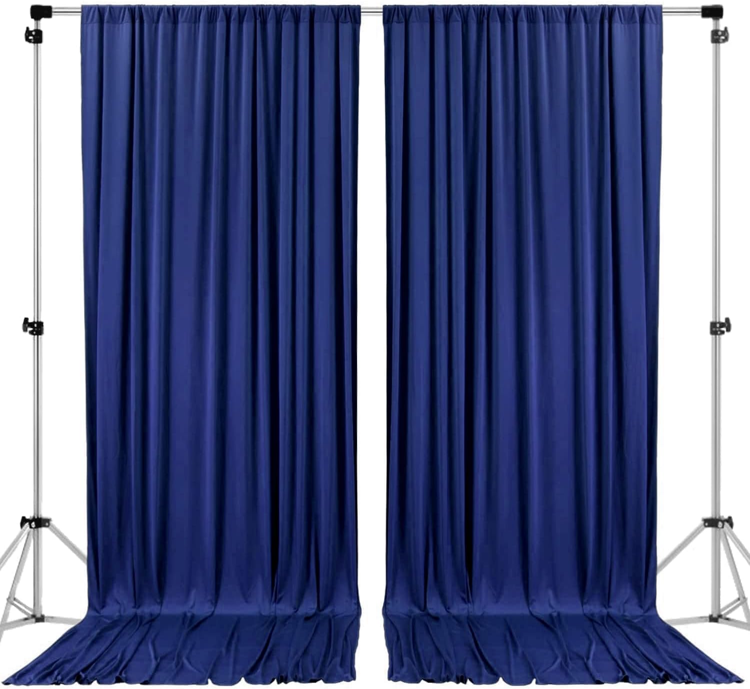 10ft x 10ft Polyester Backdrop Drapes for Weddings & Parties