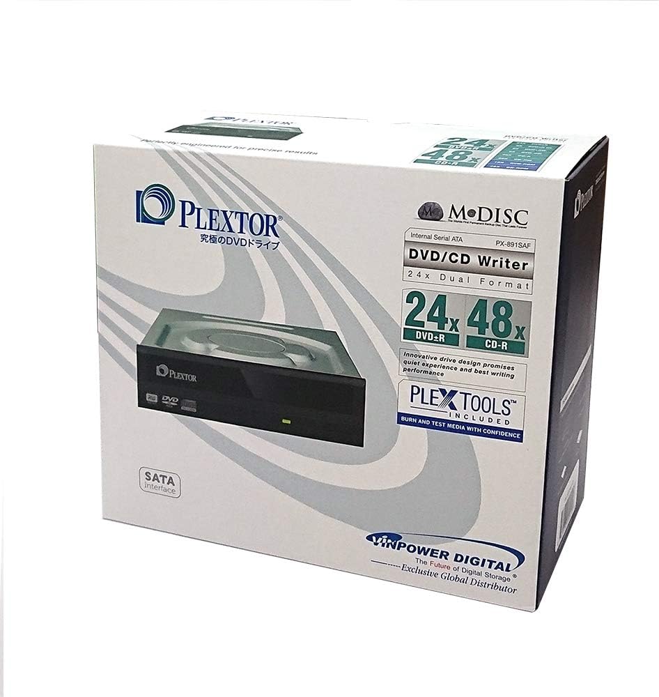 Plextor PlexWriter DVD Burner - High-Speed SATA Drive