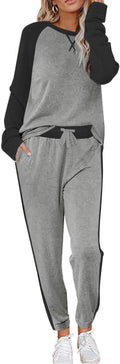 Women's Pajama Set Long Sleeve 2-Piece Lounge PJs - Soft Pullover
