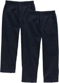 Boy's Uniform Pull-on Pants with All Elastic Waist - Easy Fit