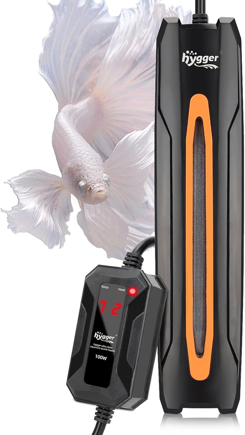 hygger 100W Aquarium Heater | LED Display Thermostat
