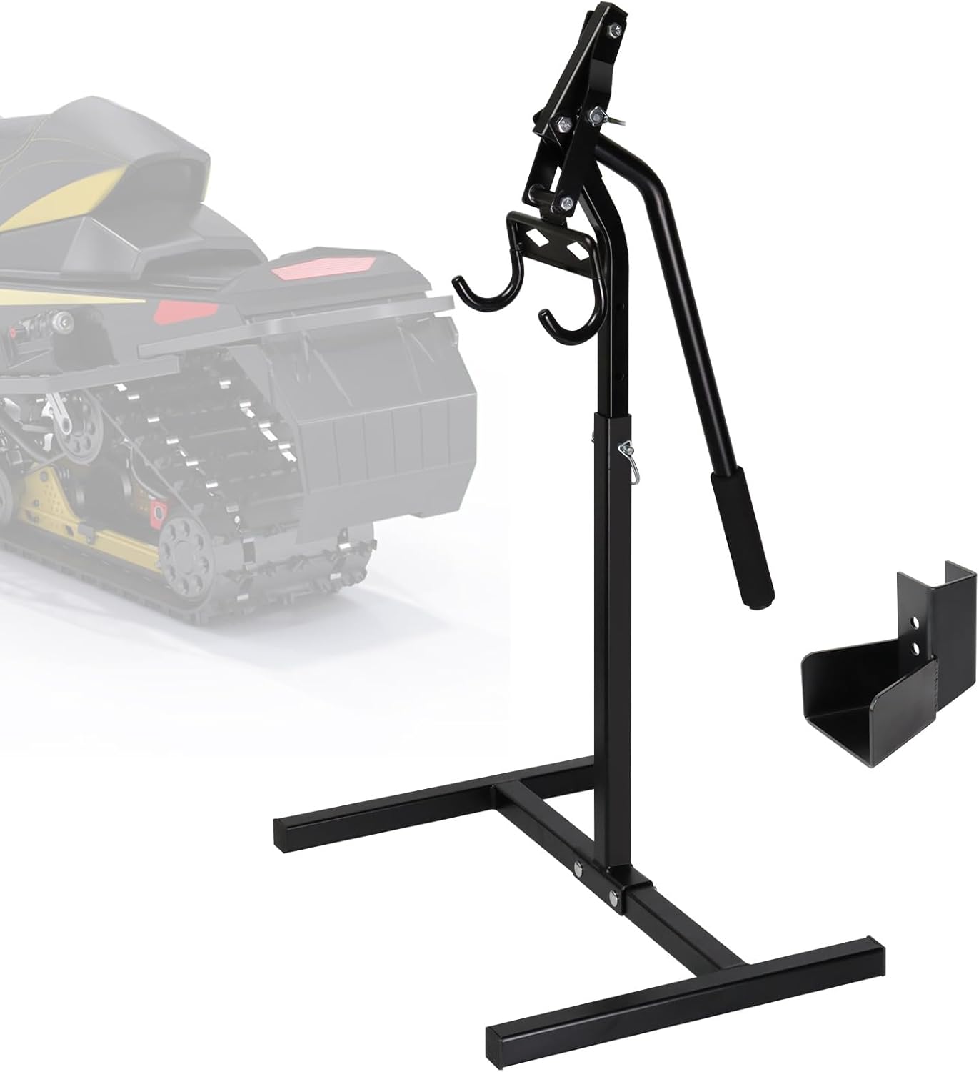 Snowmobile Lever Lift Stand for Easy Track and Ski Repairs