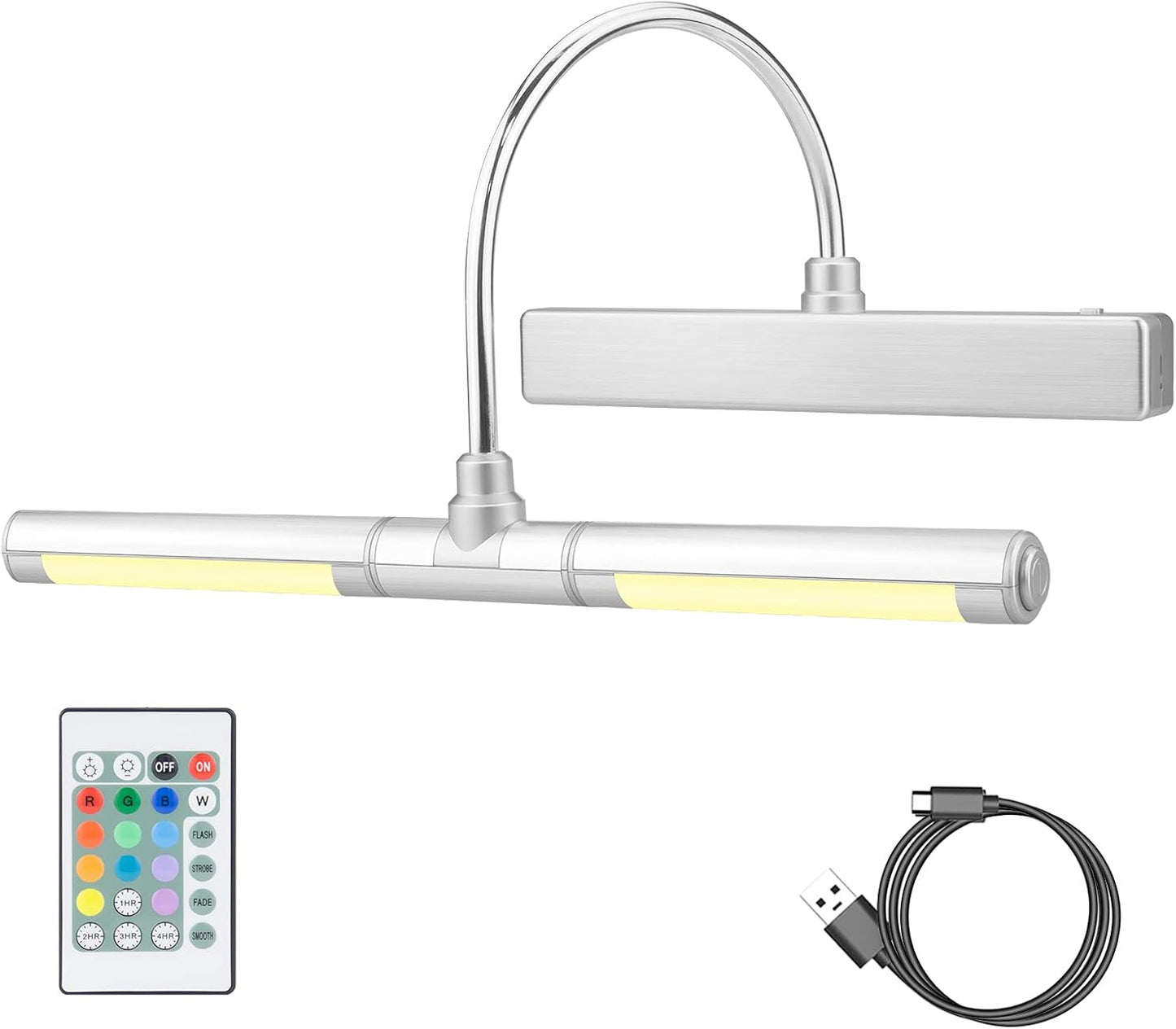 LUXSWAY Wireless Picture Lights for Art Display with Remote