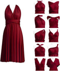 Short Infinity Bridesmaid Dresses Convertible Wrap
