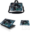 LSS 17-17.3 Laptop Sleeve Bag with Mouse Pad & Skin Combo