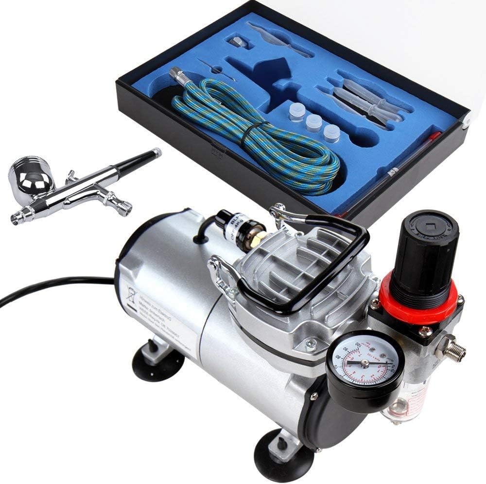 TIMBERTECH Dual Action Airbrush Kit