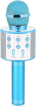 Kids Karaoke Microphone for Ages 5-12 - Portable 4-in-1 Party Mic