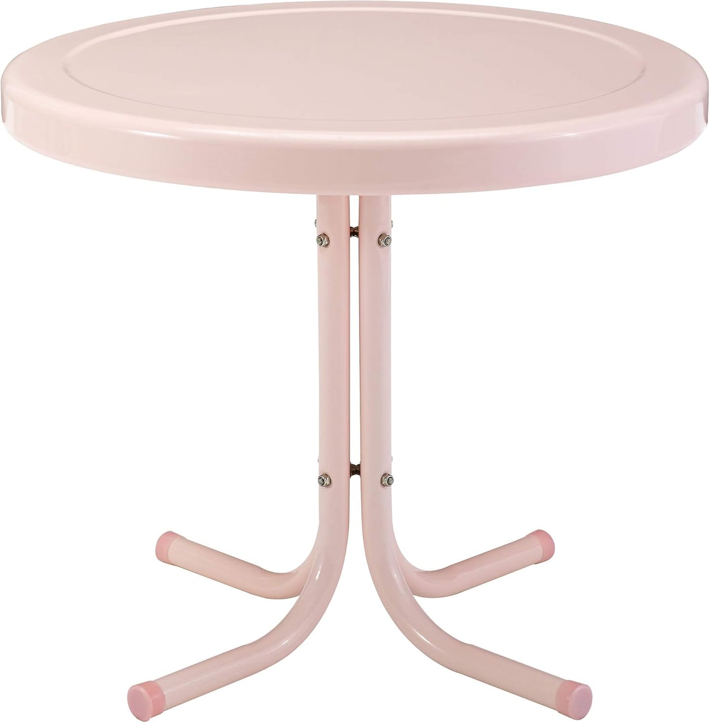 Crosley Griffith Retro Metal Outdoor Side Table for Patio Use