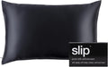 Pure Silk Pillow Case Queen Size Black - 22 Momme Mulberry Silk