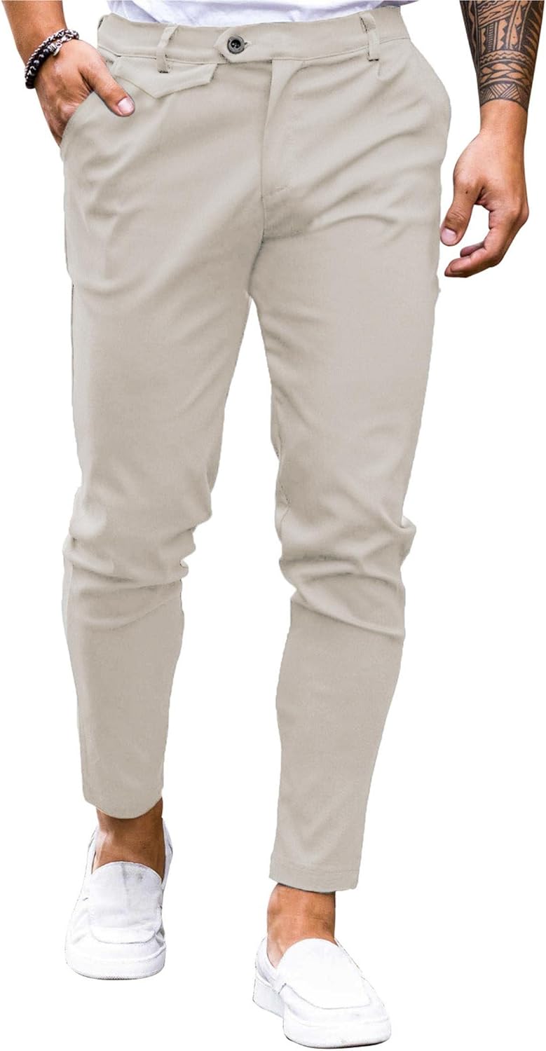 Mens Chinos Slim Fit Pants for Comfort and Style in Any Season